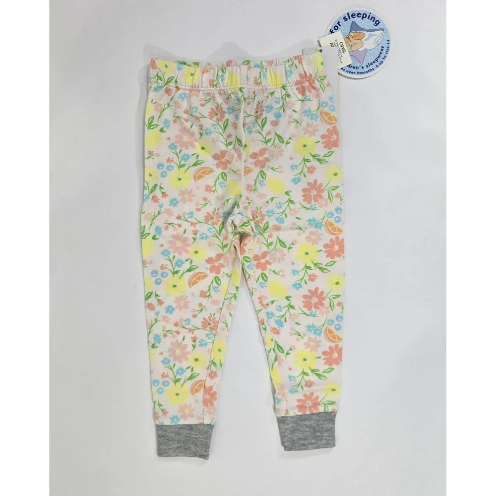 Macy's‎ Family PJs Baby Girl Size 18 Months Floral 2 Piece Pajamas NWT
